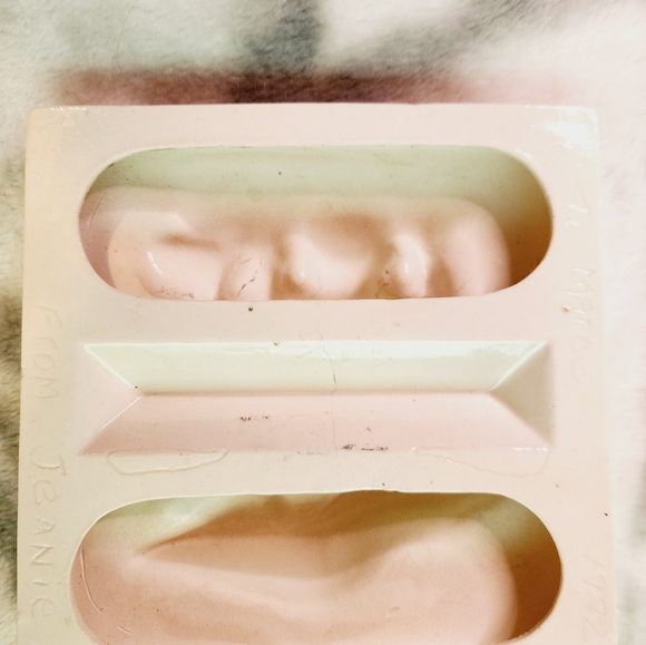 Set of 4 vintage hand painted ceramic mushroom plaques - Picture 12 of 16